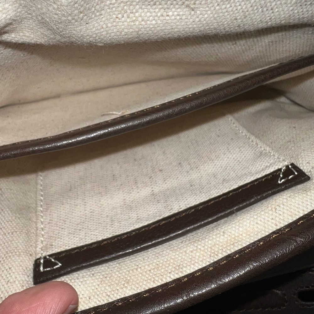 Michael Kors Rattan Weaved and Leather Baguette - Picture 10 of 15